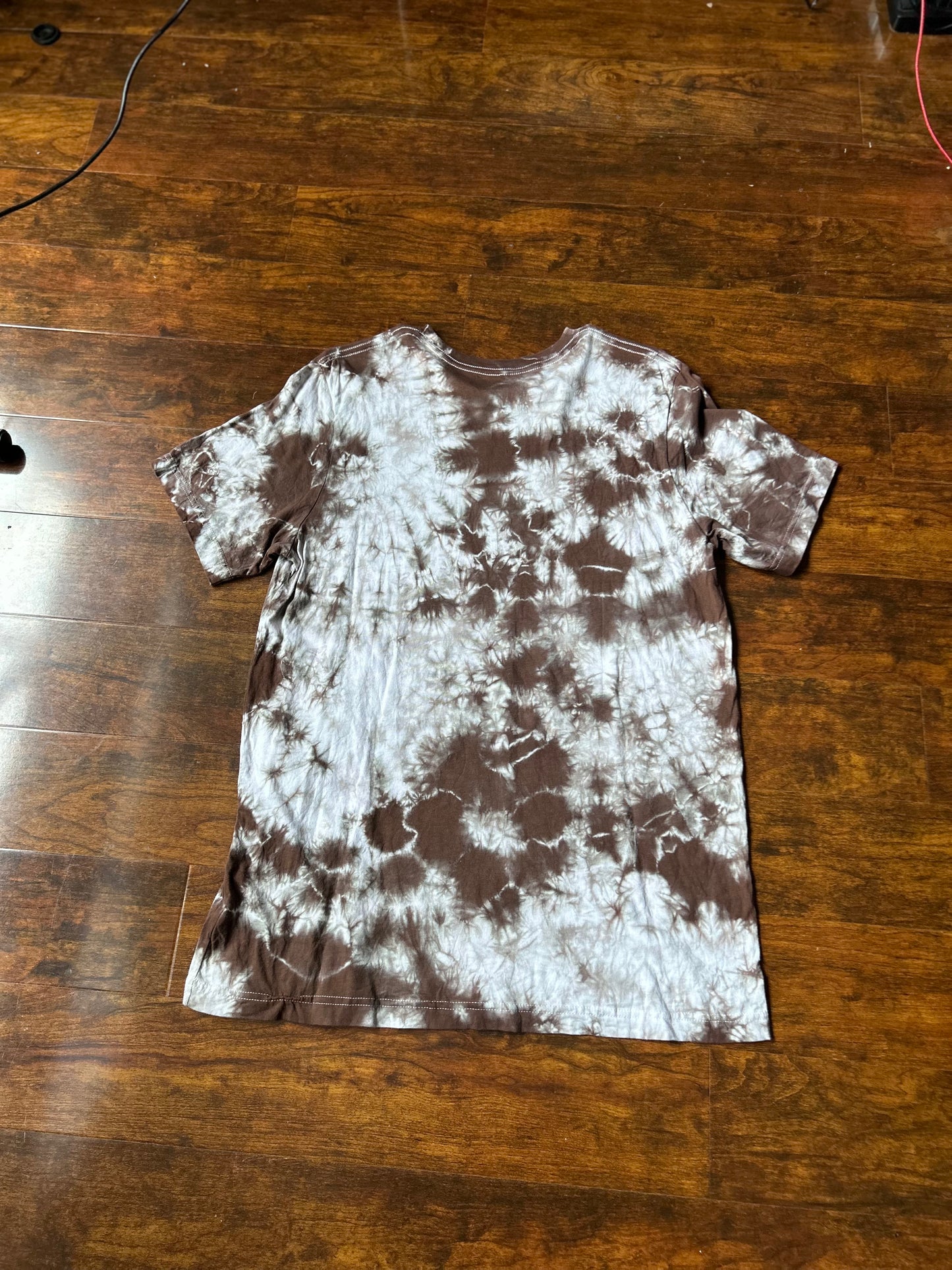 Dyed by hand Tie-Dye Tee’s in Brown