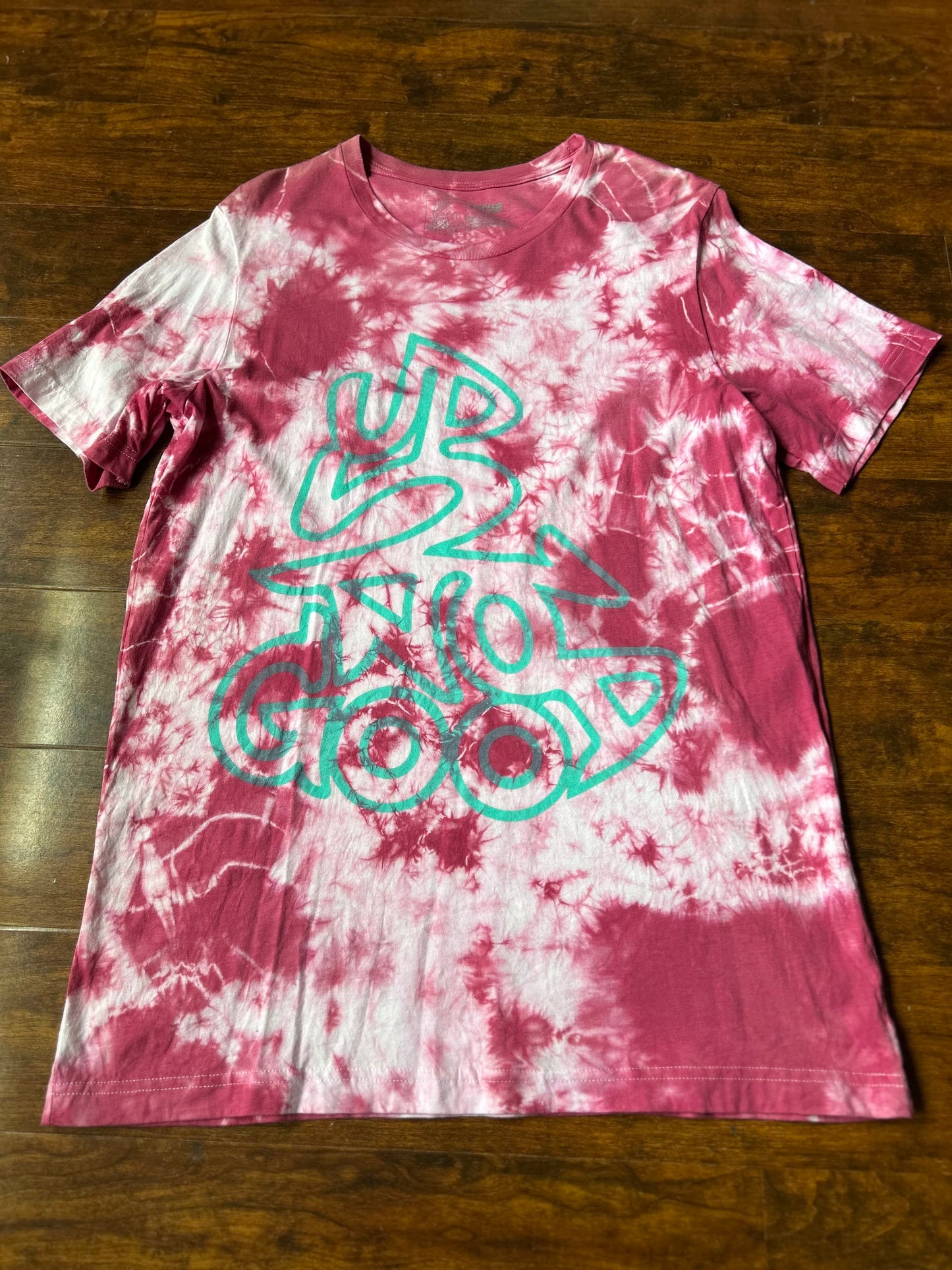 Dyed by hand Tie-Dye Tee’s in Pink
