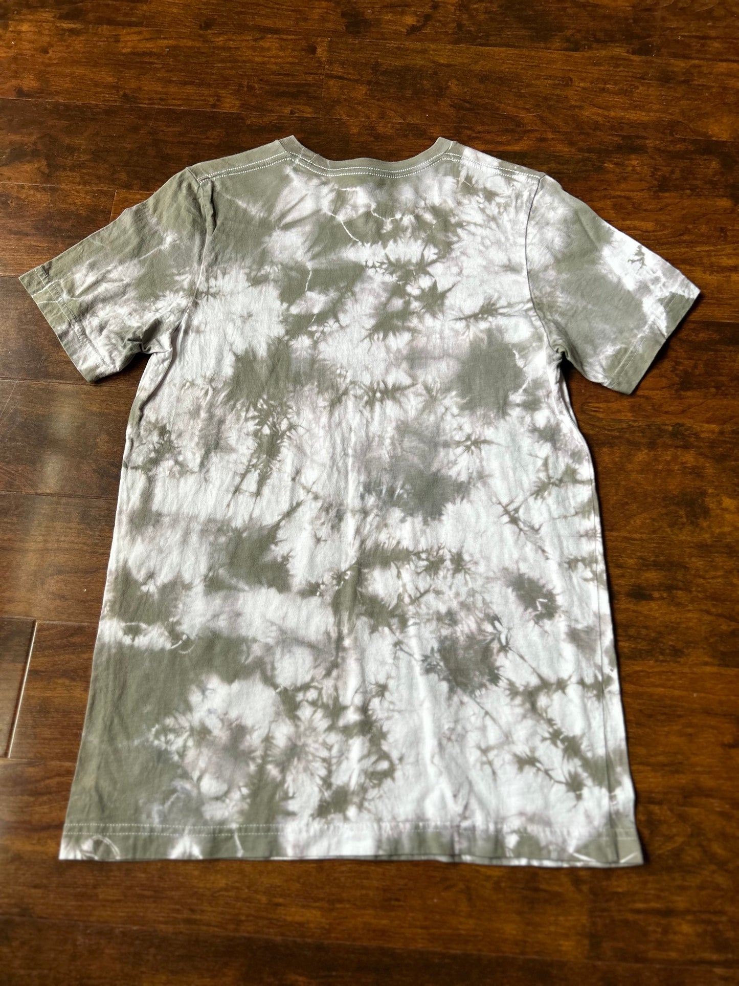 Dyed by hand Tie-Dye Tee’s in Taupe