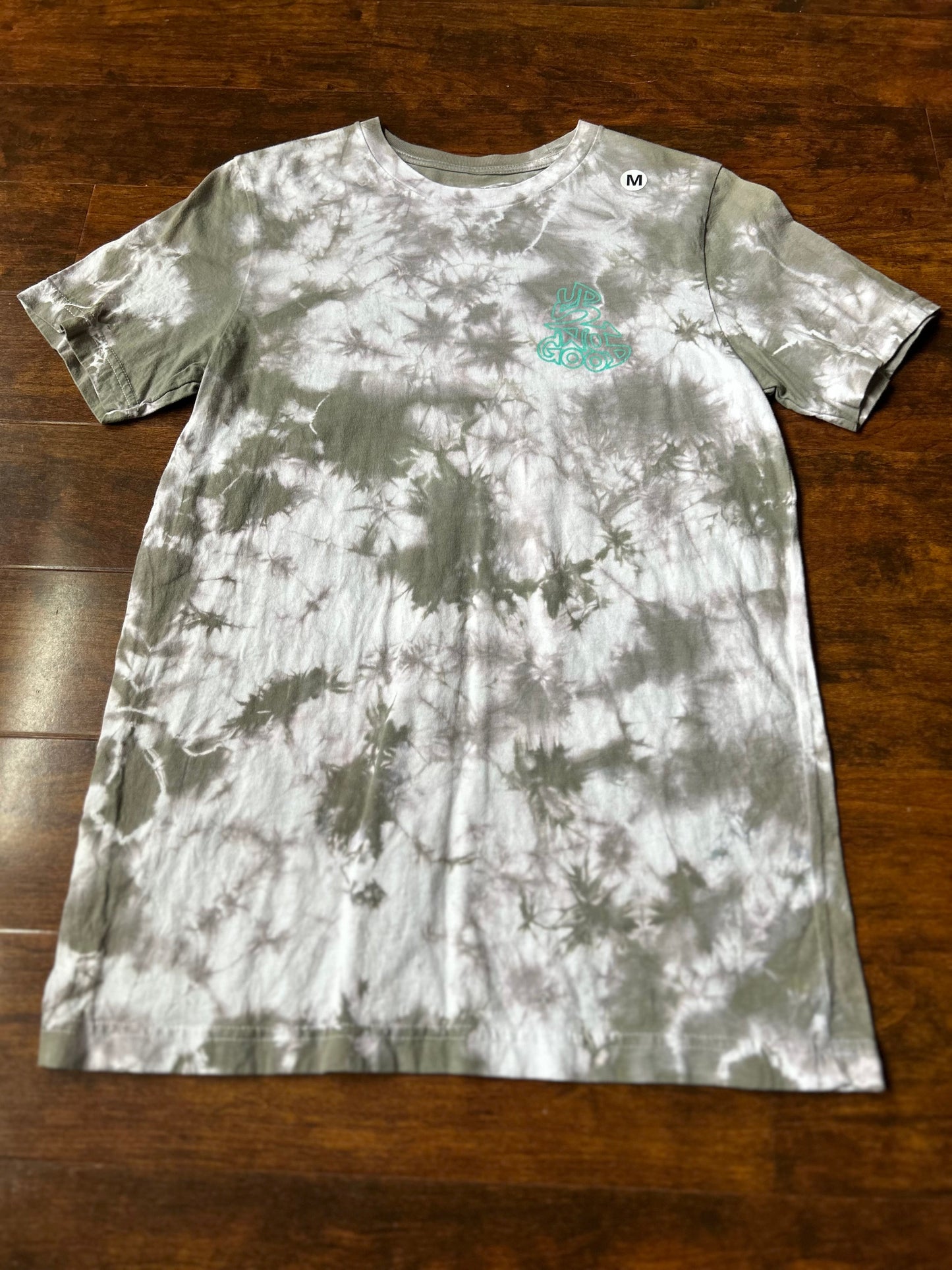 Dyed by hand Tie-Dye Tee’s in Taupe