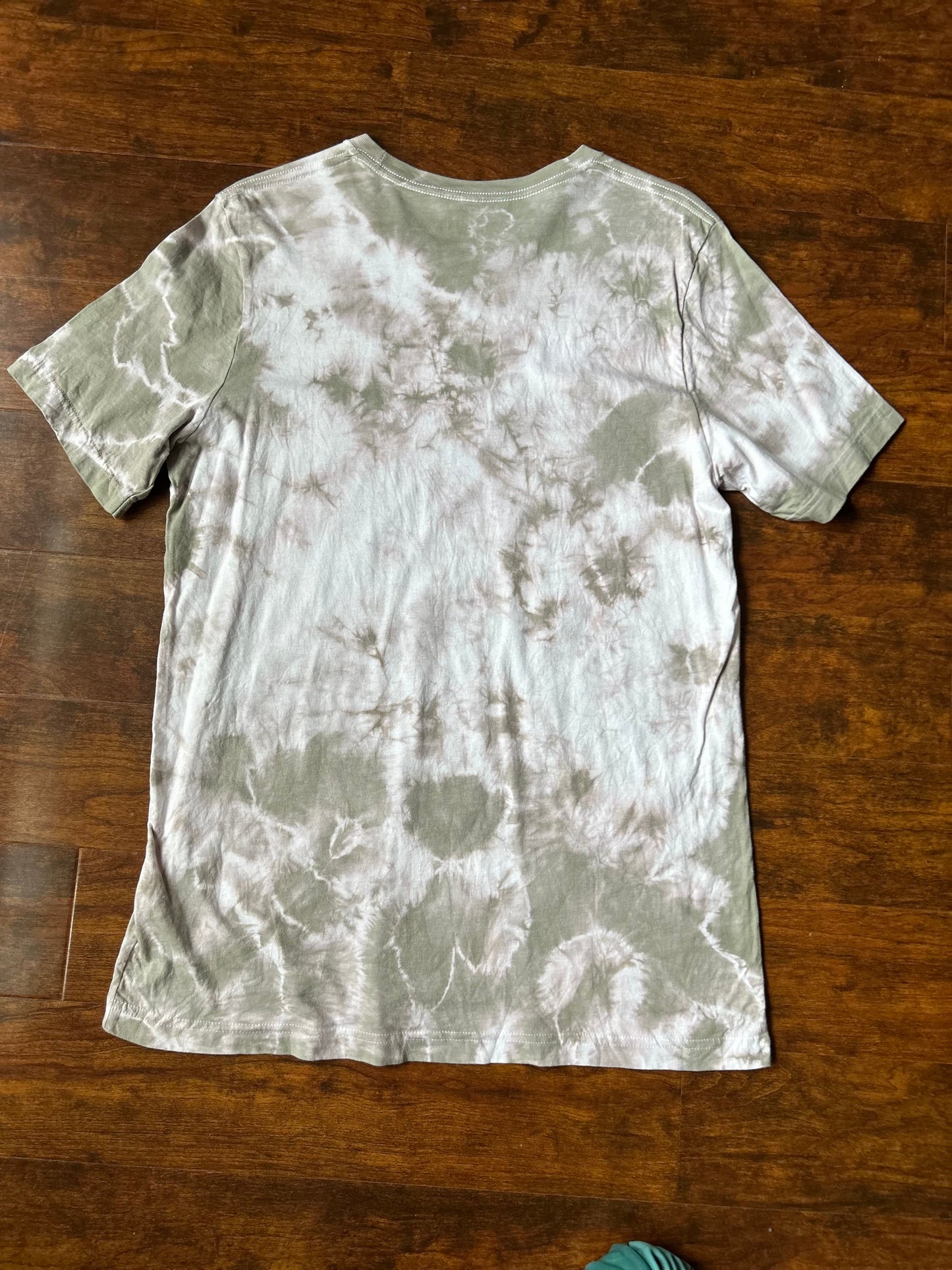 Dyed by hand Tie-Dye Tee’s in Taupe